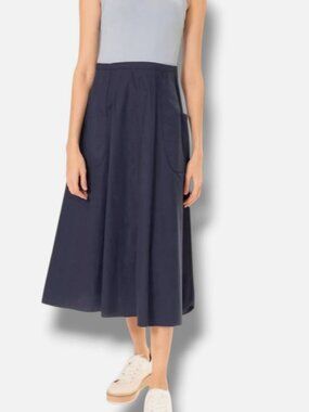 Area Stars Women's Blue Kia Knit Top Midi Dress Size S